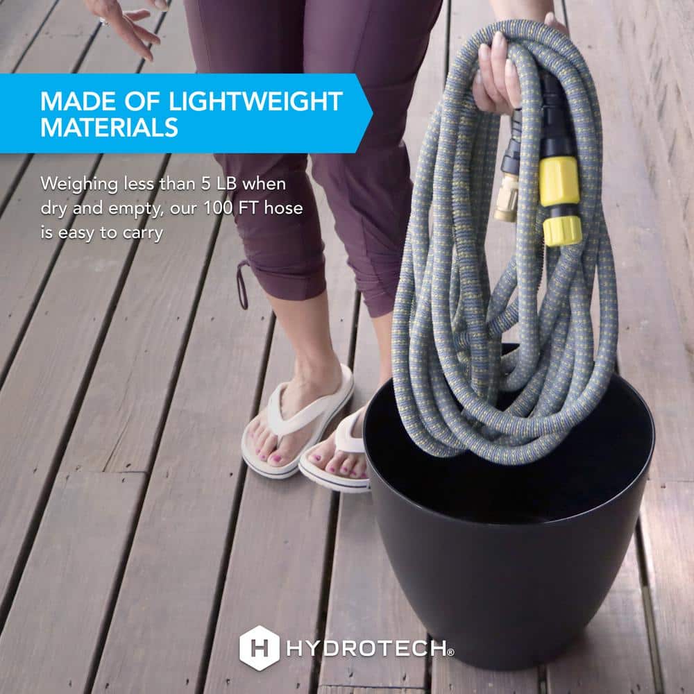 5/8 in. Dia x 100 ft. Expandable Garden Water Hose - Hercitys