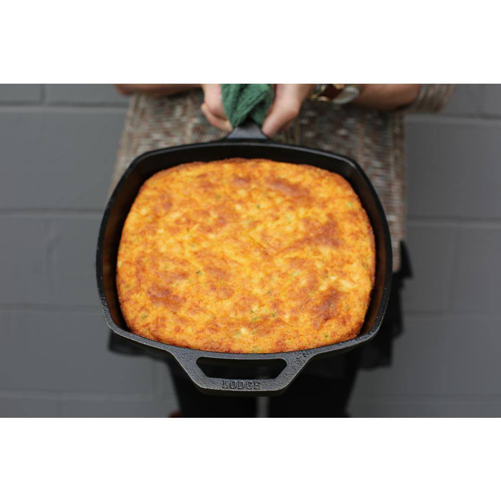 10.5 in. Cast Iron Skillet in Black - Hercitys