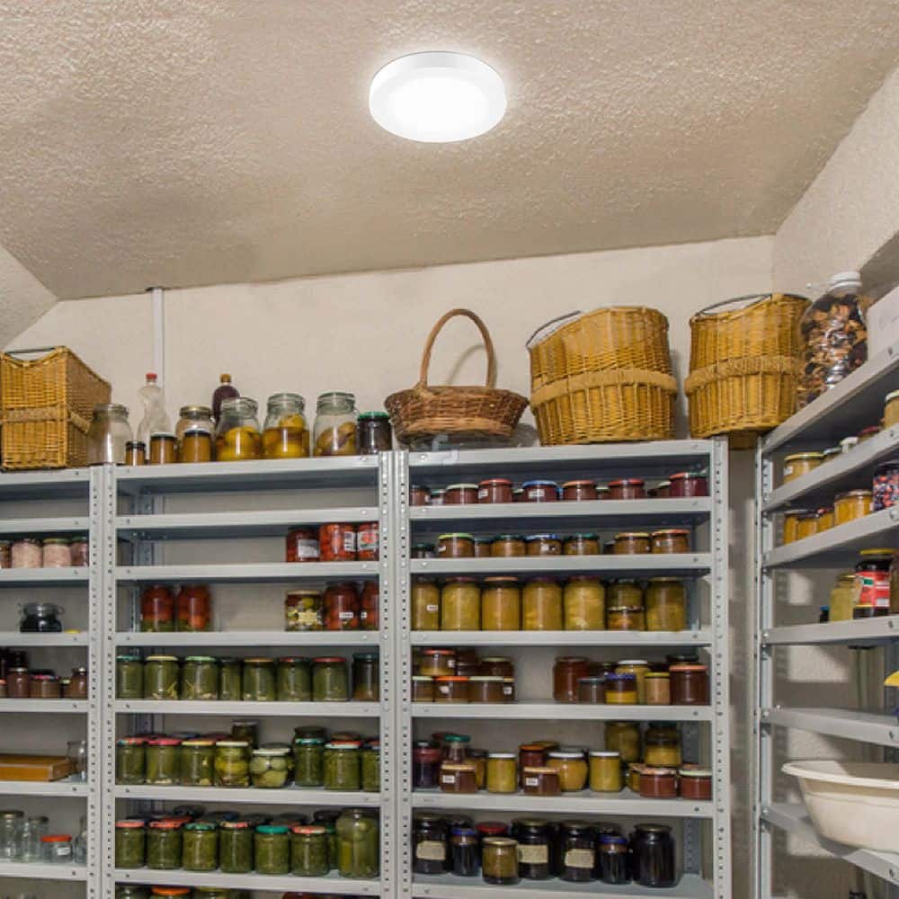 5 in. LED Flush Mount 3 Color Ceiling Light Fixture - Hercitys