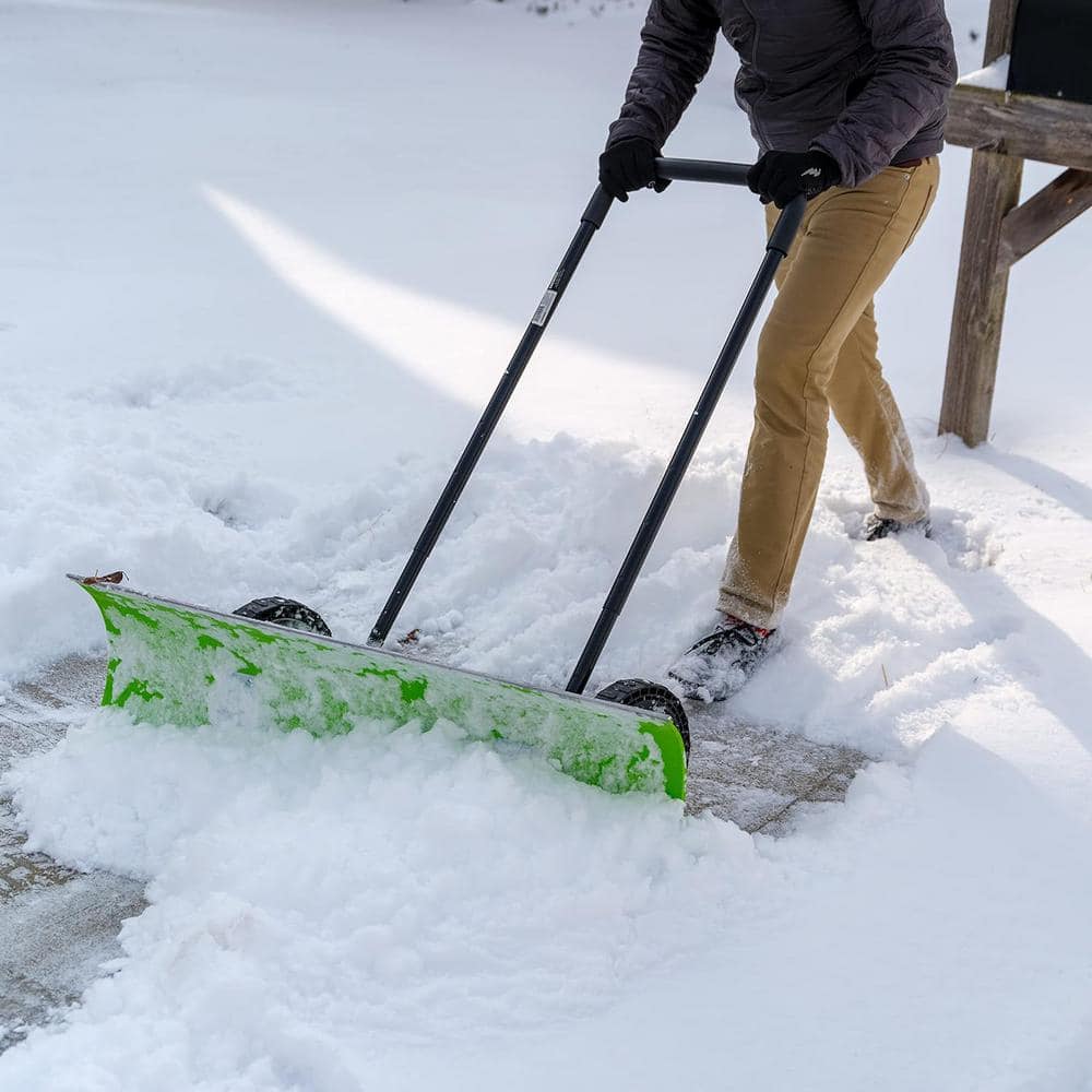 39 in. Dual-Sided Pusher Snow Shovel - Hercitys