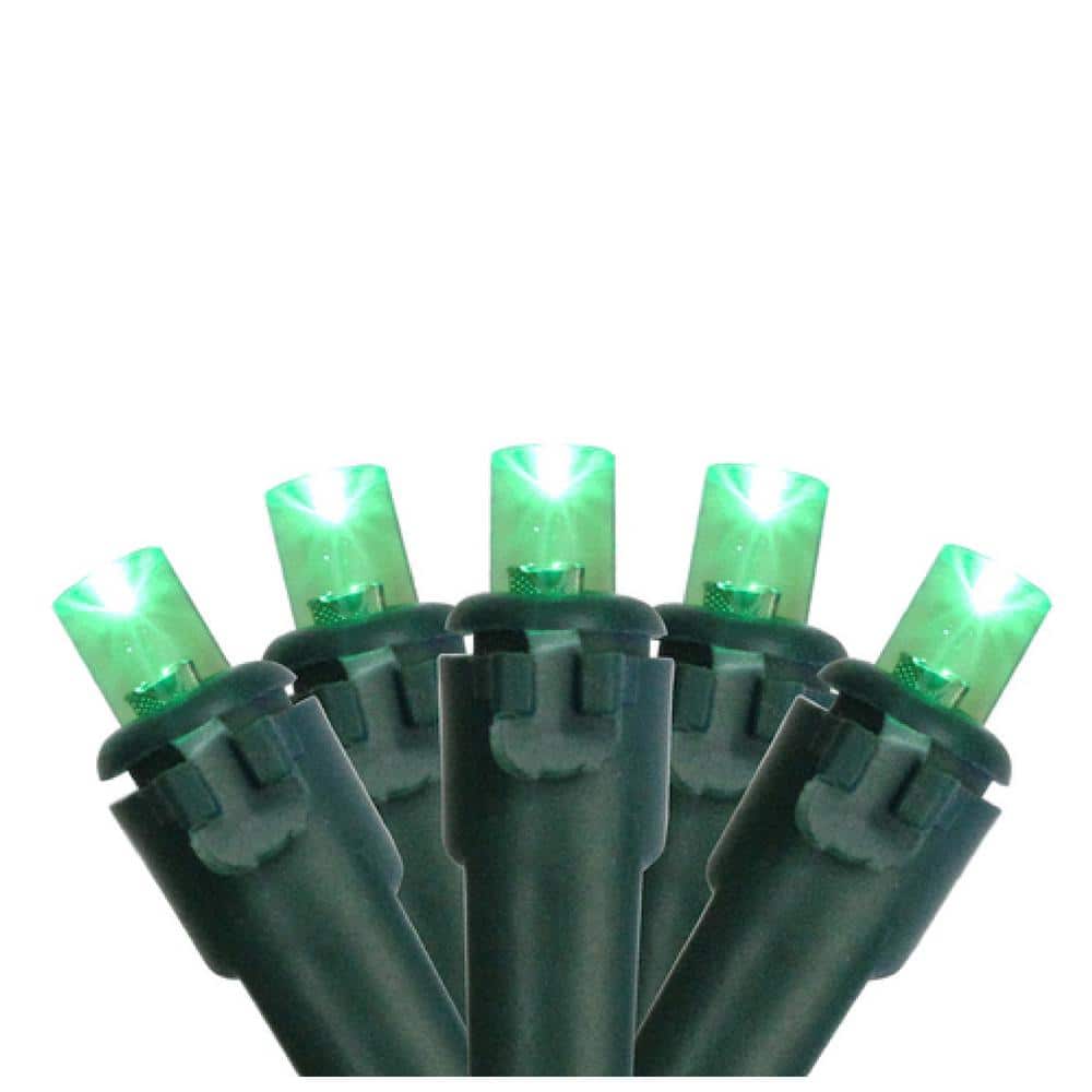 4 ft. x 6 ft. Green LED Net Style Christmas Lights with Green Wire - Hercitys