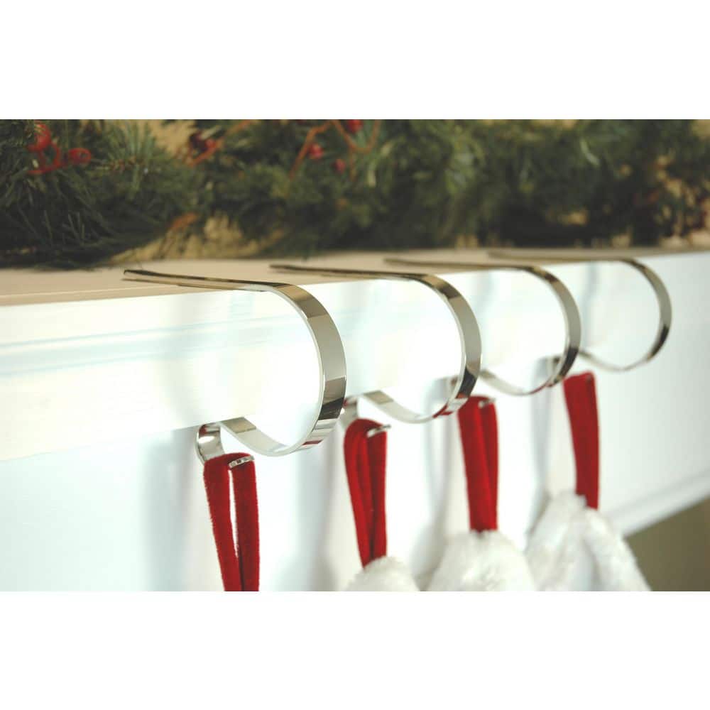 3 in Silver Stocking Holder (4-Pack) - Hercitys