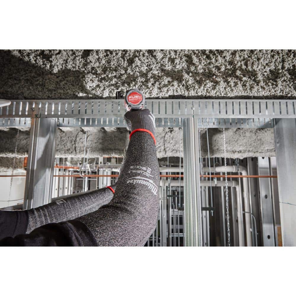 16 in. Black 4-Way Stretch Cut 5 Resistant Protective Arm Sleeves - Hercitys