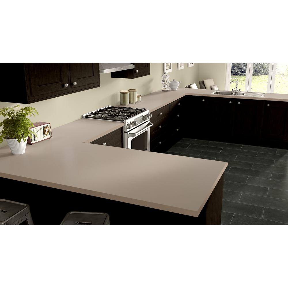 4 ft. x 8 ft. Laminate Sheet in Khaki Brown with Matte Finish - Hercitys