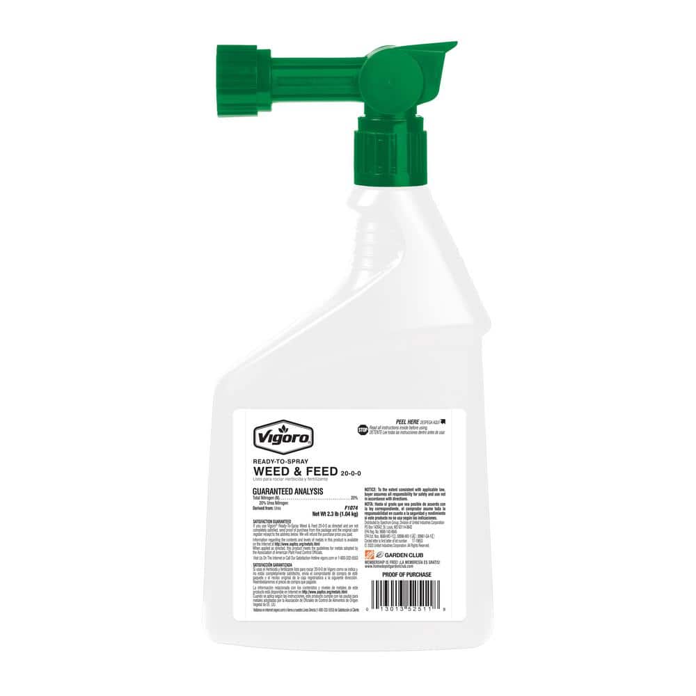 32 oz. 7,500 sq. ft. Spring Ready-to-Spray Concentrate Weed and Feed Lawn Fertilizer - Hercitys