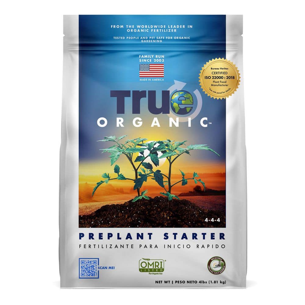 4 lbs. Organic Preplant Starter Dry Fertilizer 4-4-4 - Hercitys