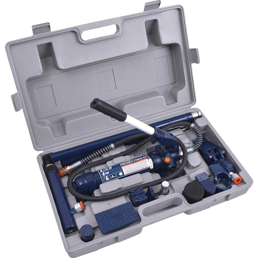 4-Ton Porta Power Hydraulic Body Frame Repair Tool Kit with Carrying Case - Hercitys
