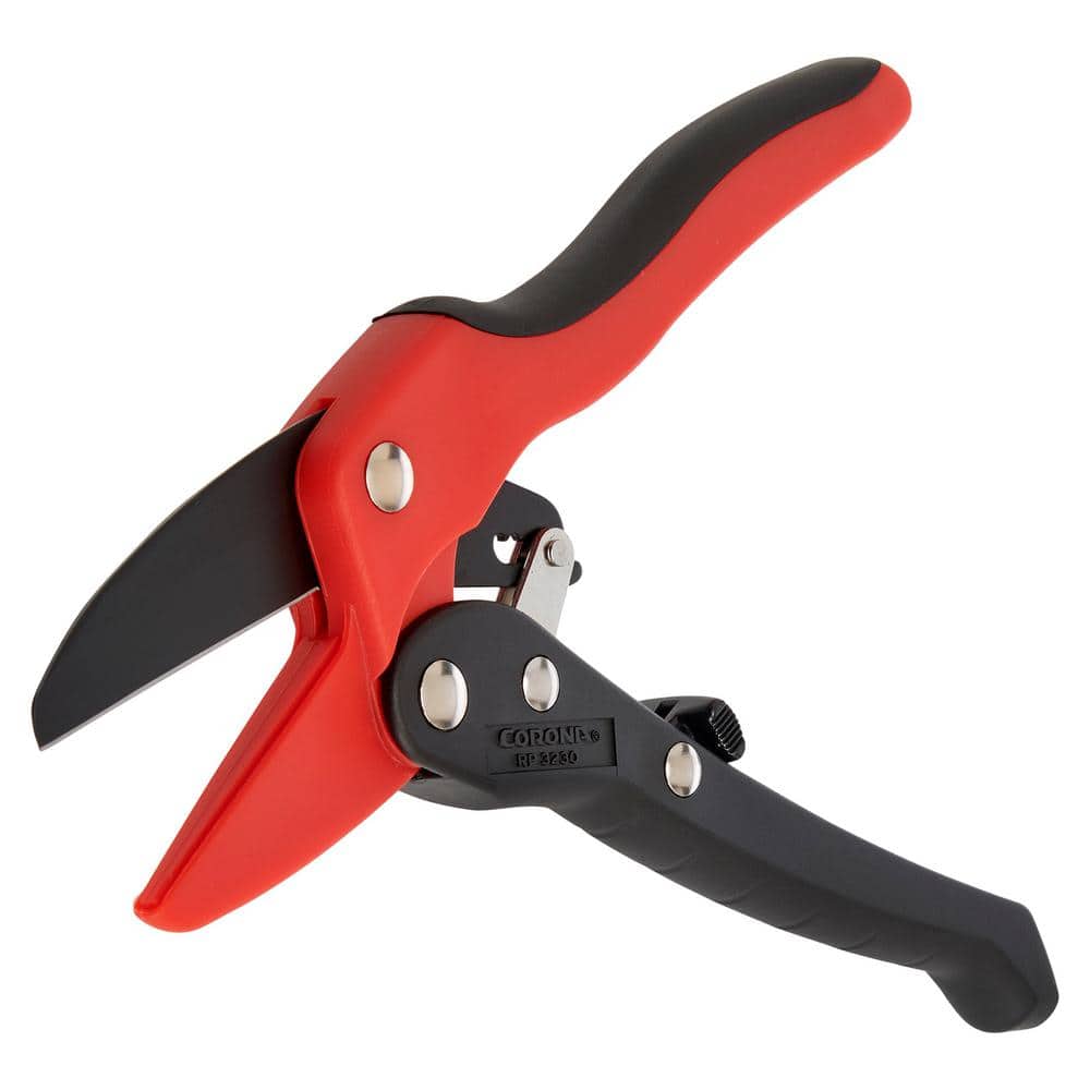 2.625 in. High Carbon Steel Blade with Co-Molded Non-Slip Handles Ratchet Hand Pruner - Hercitys
