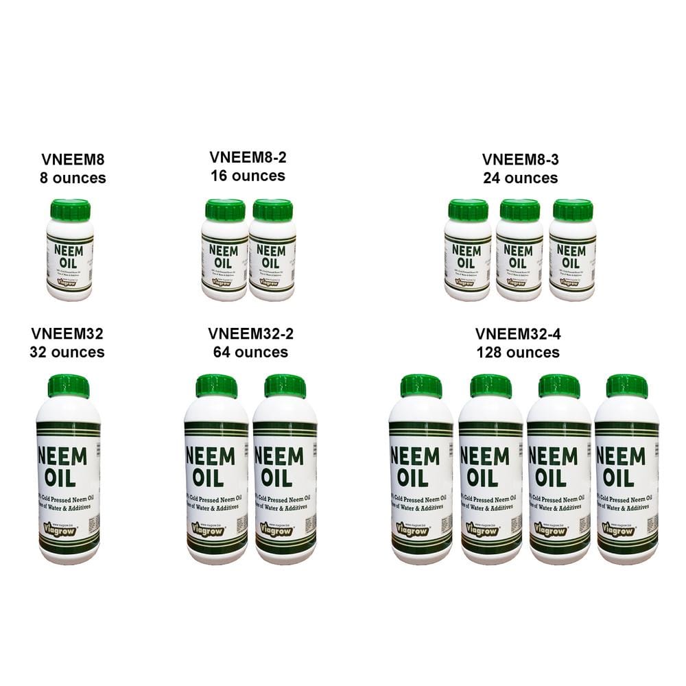 16 oz. Cold Pressed Neem Oil Seed Extract (Makes 24 Gal.) - Hercitys