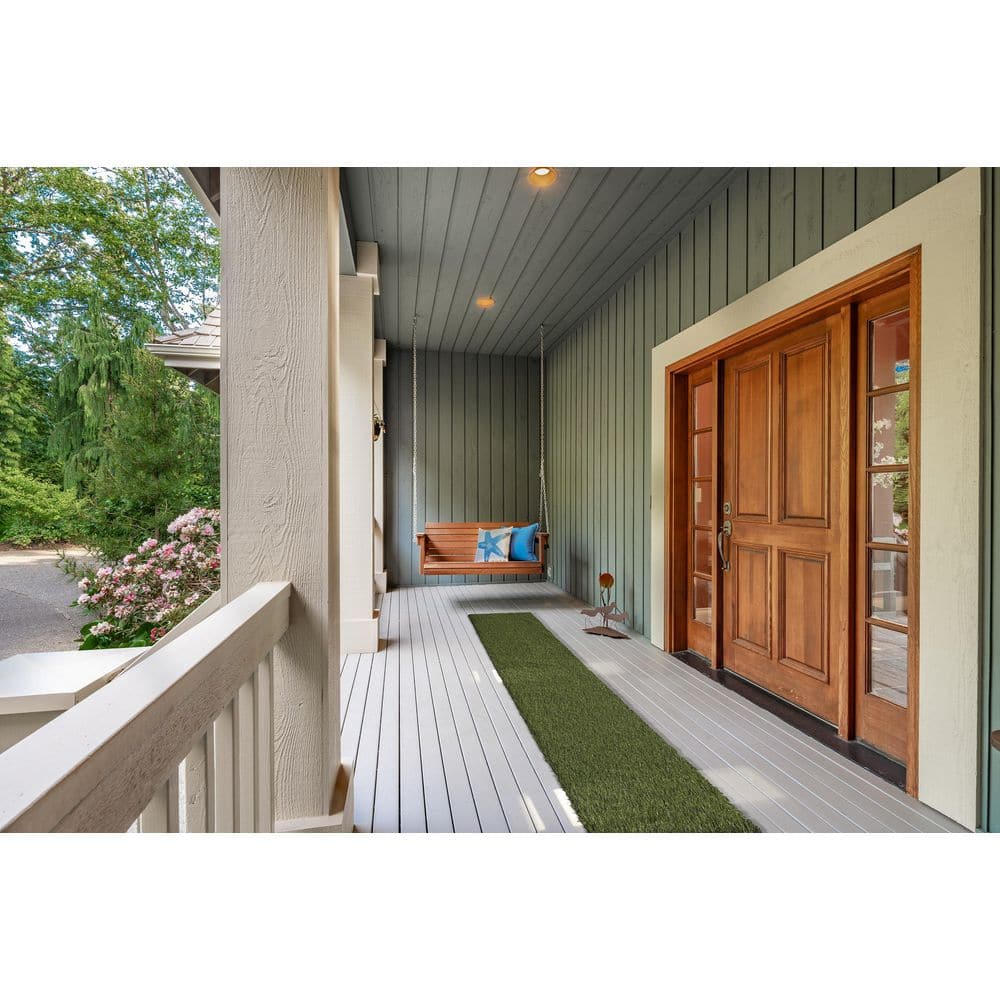 26 in. x 36 ft. Green Artificial Grass Runner Rug - Hercitys
