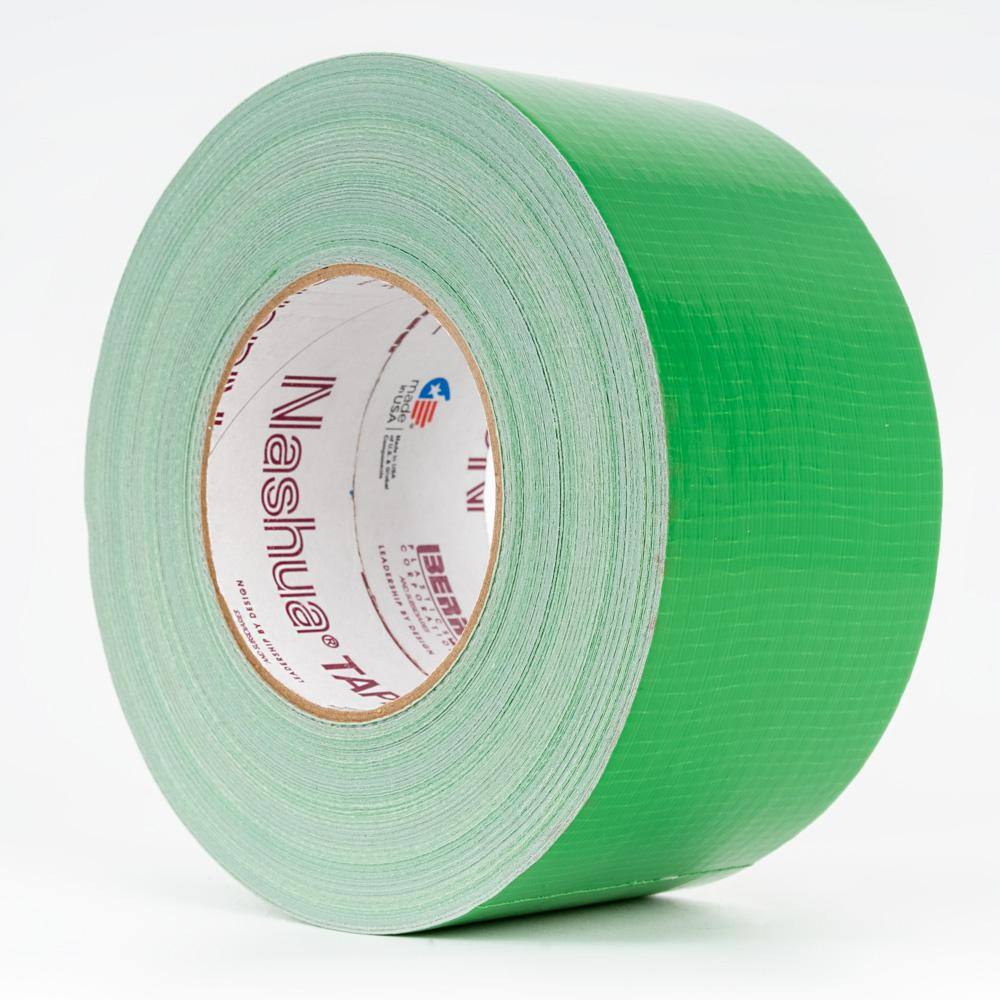 2.83 in. x 60.1 yds. 398 All-Weather Green HVAC Duct Tape - Hercitys