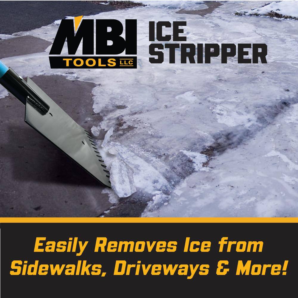 48 in. Fiberglass Handle Steel Ice Scraper Snow Shovel – Made In USA - Hercitys