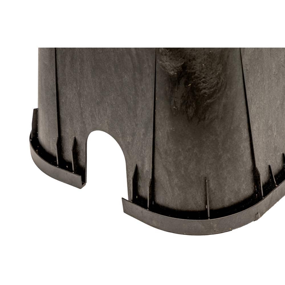 14 in. x 19 in. Rectangular Irrigation Valve Box and Lid, Black Box, Green Lid - Hercitys