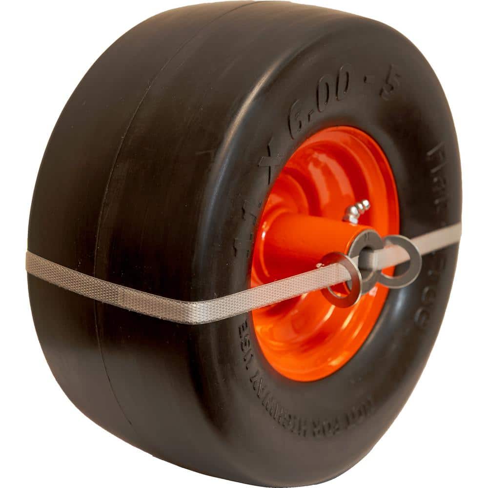 11 x 6.00-5 Flat-Free PU Assembly with Bushing (3/4 in.) Kits - Hercitys