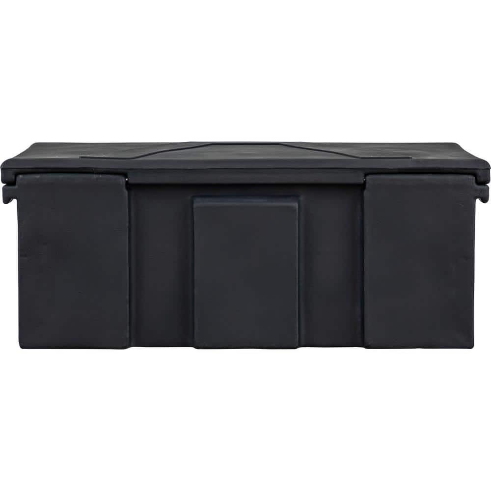 17.25 in. x 19 in. x 44 in. Matte Black Plastic All-Purpose Truck Tool Box Chest - Hercitys