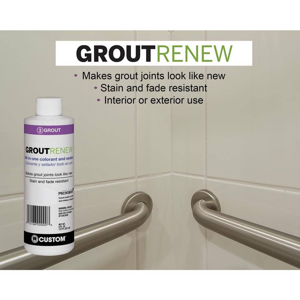 #386 Oyster Gray 8 oz. Grout Renew Colorant - Hercitys