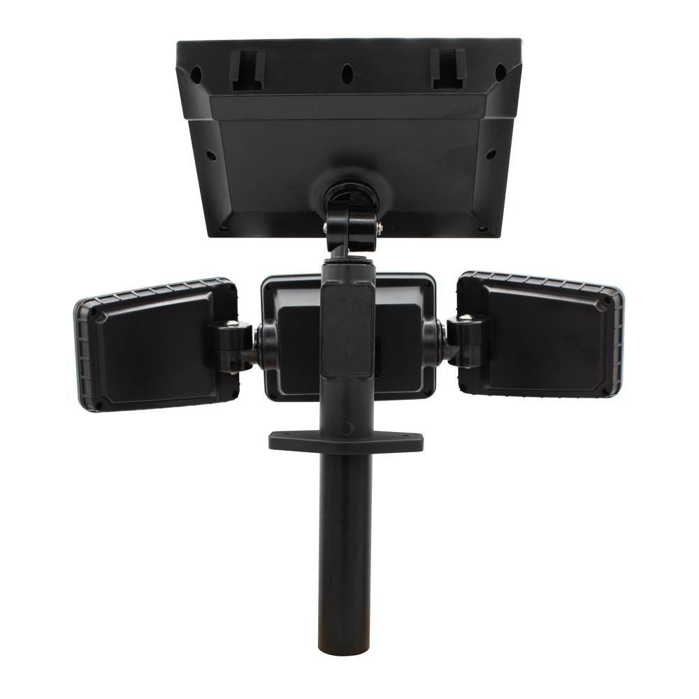 5-Watt 500-Lumens 180-Degree Black Motion Sensing Integrated LED Flood Light, with Ground Spike - Hercitys