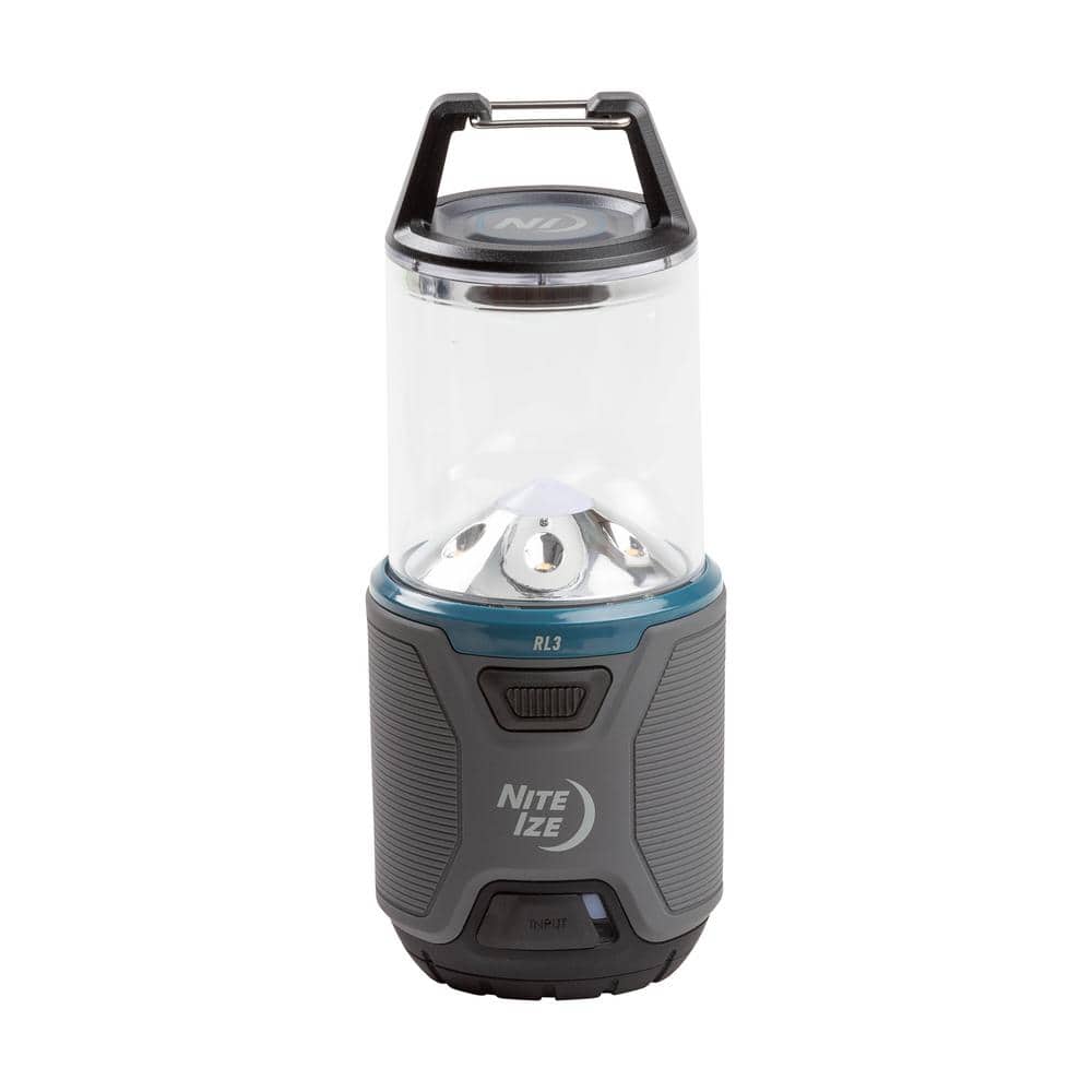 500 Lumens Radiant RL3 PowerSwitch Rechargeable Lantern, Dual Power Alkaline USB Battery - Hercitys