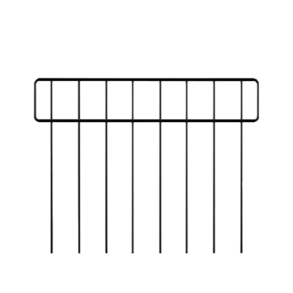 13 in. Rustproof Metal Garden Fence, No Dig Fence with Ground Stakes for Outdoor (14-Pack) - Hercitys