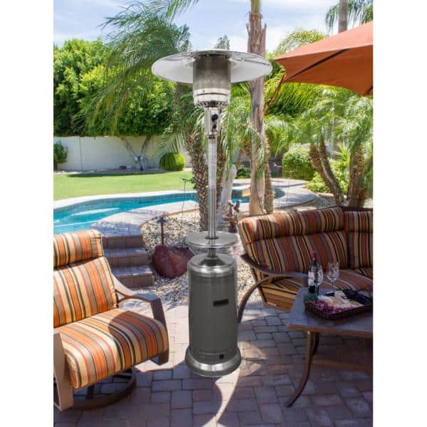 48,000 BTU Stainless Steel Propane Patio Heater - Hercitys