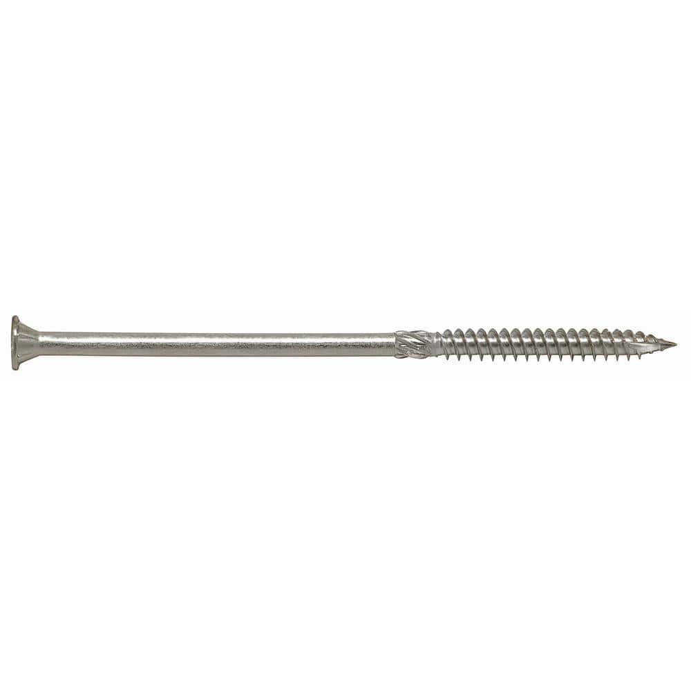 3/8 in. x 8 in. Star Drive Wafer Head Structural 316 Stainless Steel Screw (20-Piece) - Hercitys