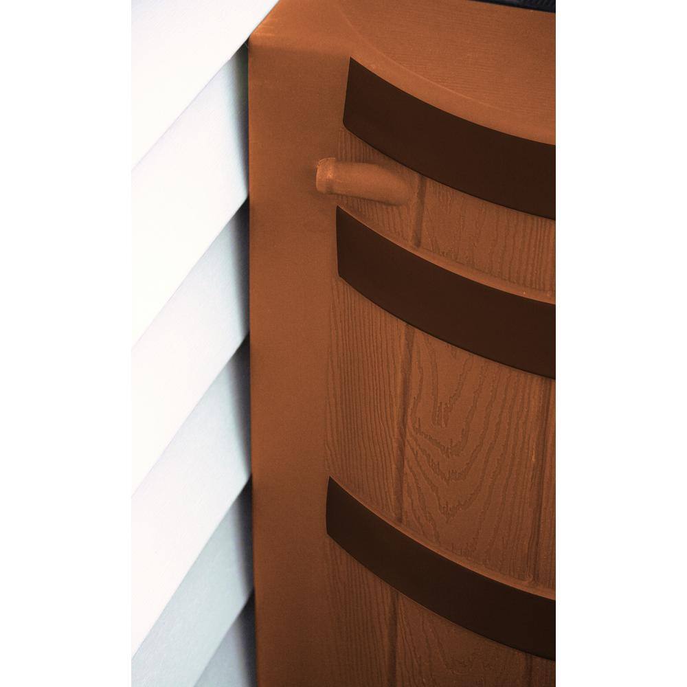 40 Gal. Darkened Ribs Terra Cotta Rain Wizard - Hercitys