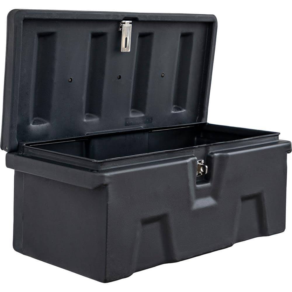 13.5 in. x 15 in. x 32 in. Matte Black Plastic All-Purpose Truck Tool Box Chest - Hercitys