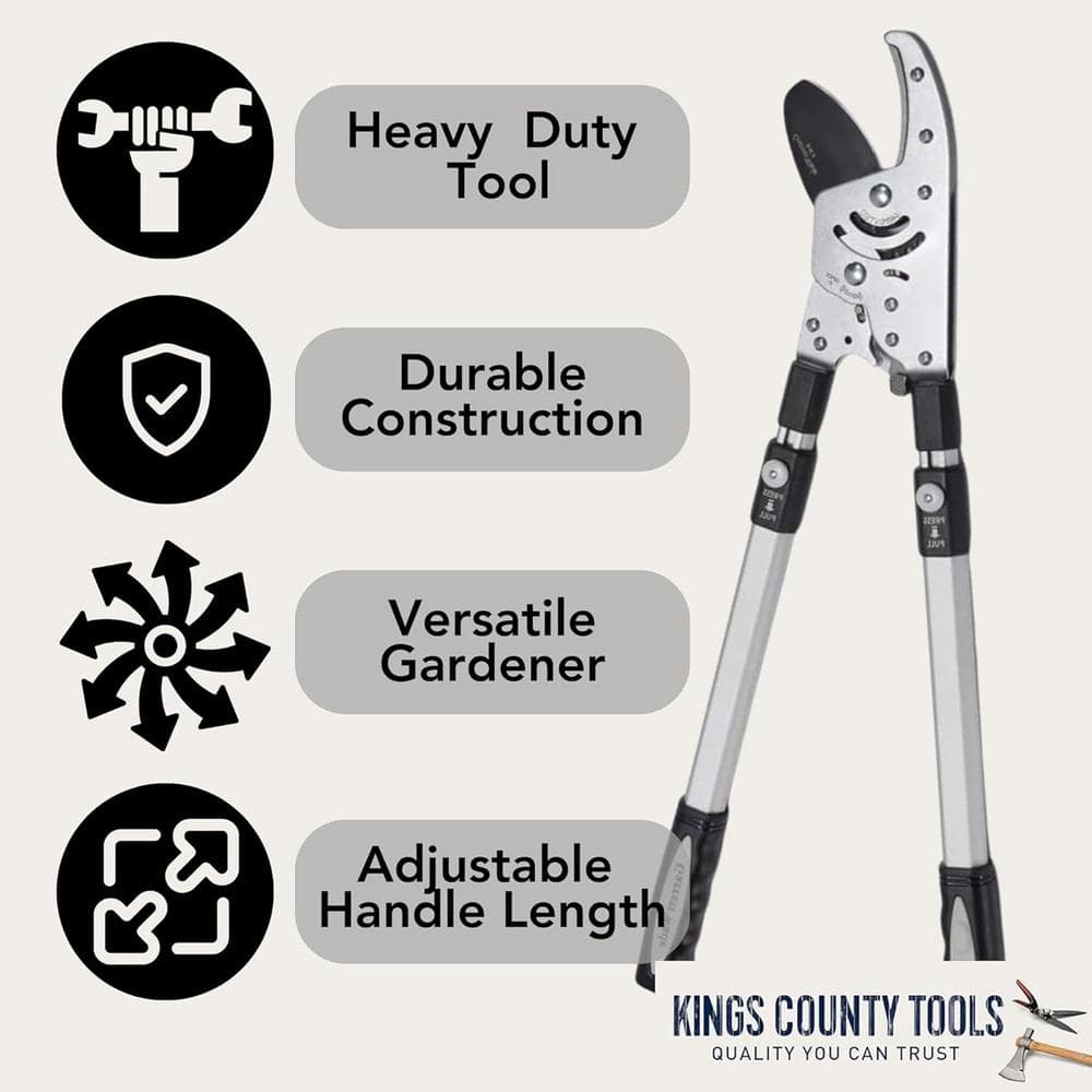 26 in. Kings County Tools Anvil Lopper Tree Trimmer - Hercitys