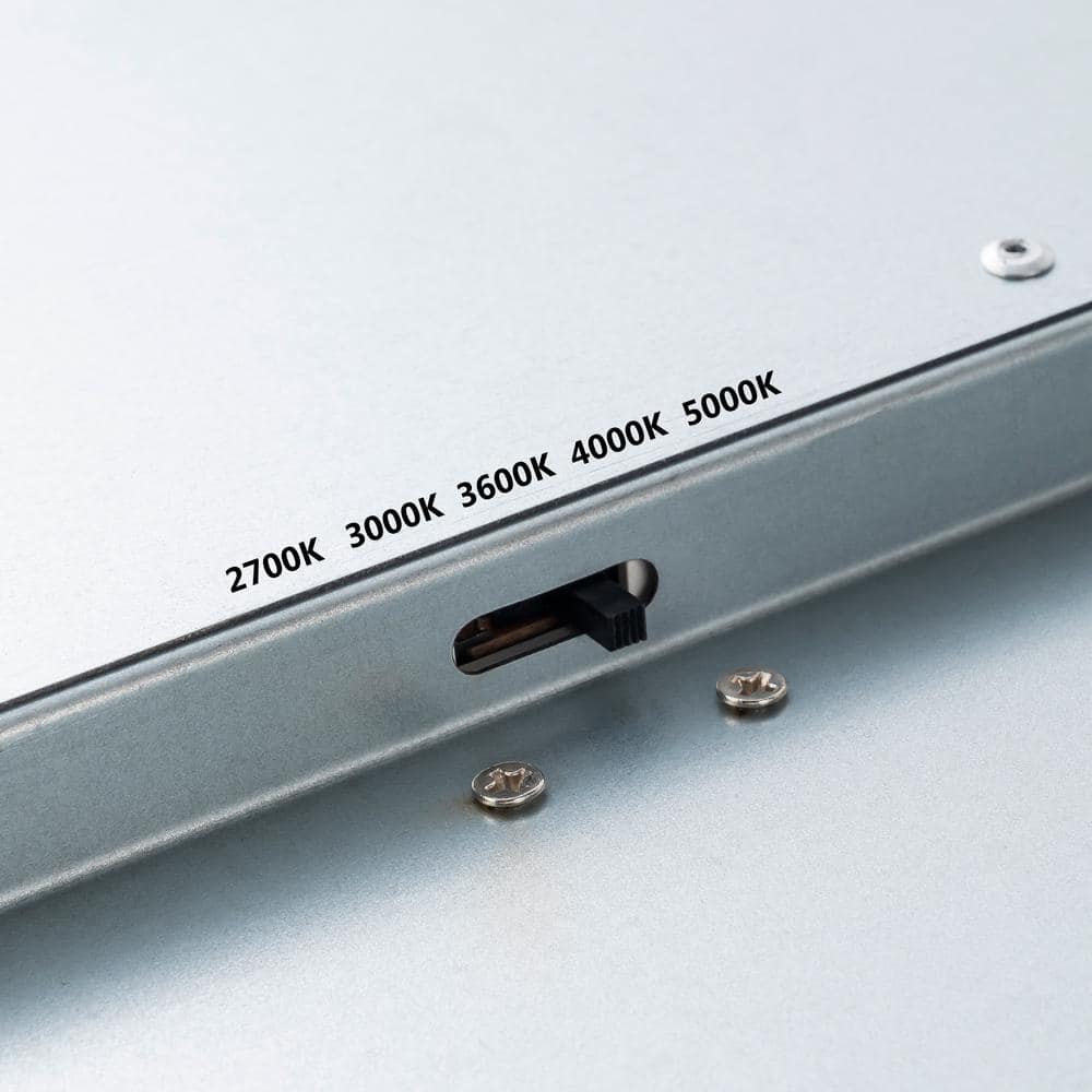 32 in. White Modern Dimmable LED Ceiling Light Flush Mount with Selectable 2700K/3000K/3500K/4000K/5000K(1-Pack) - Hercitys