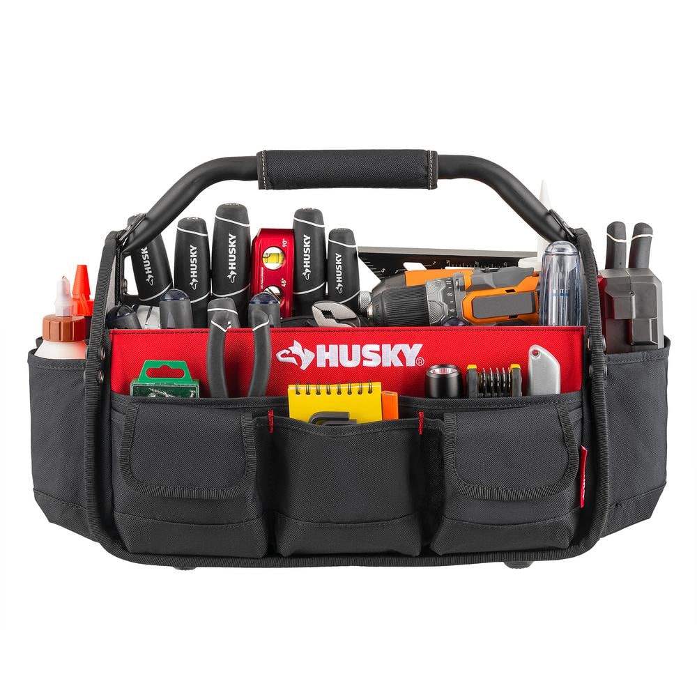 17 in. 18 Pocket Open Top Tool Bag - Hercitys