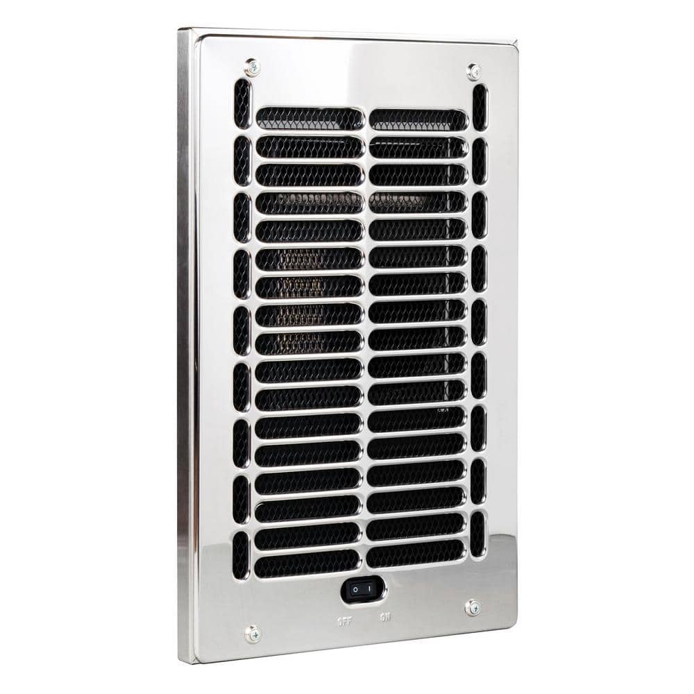 120-volt 1,000-watt RBF Series In-wall Fan-forced Electric Bathroom Heater in Chrome - Hercitys