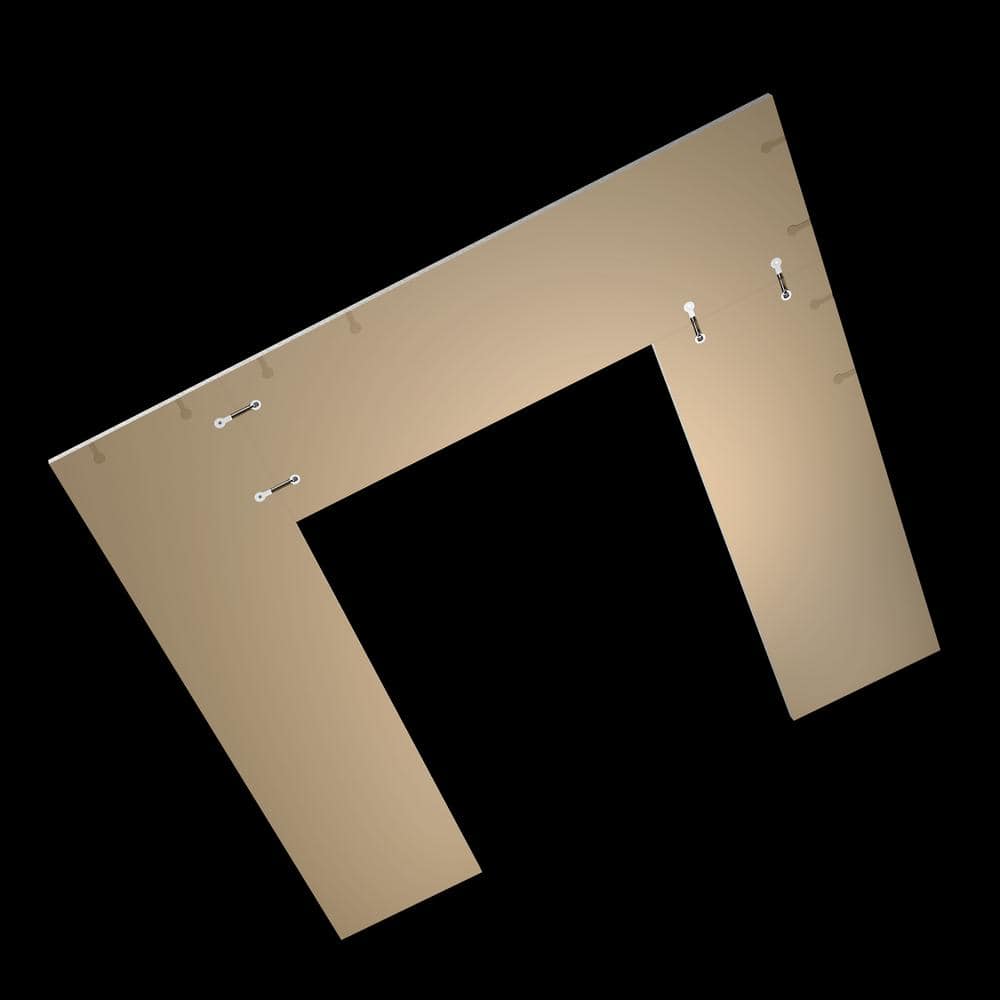 4 ft. L x 1-1/2 in . T Configurable Laminate Countertop in Matte Marmo Eracle with Square Edge - Hercitys