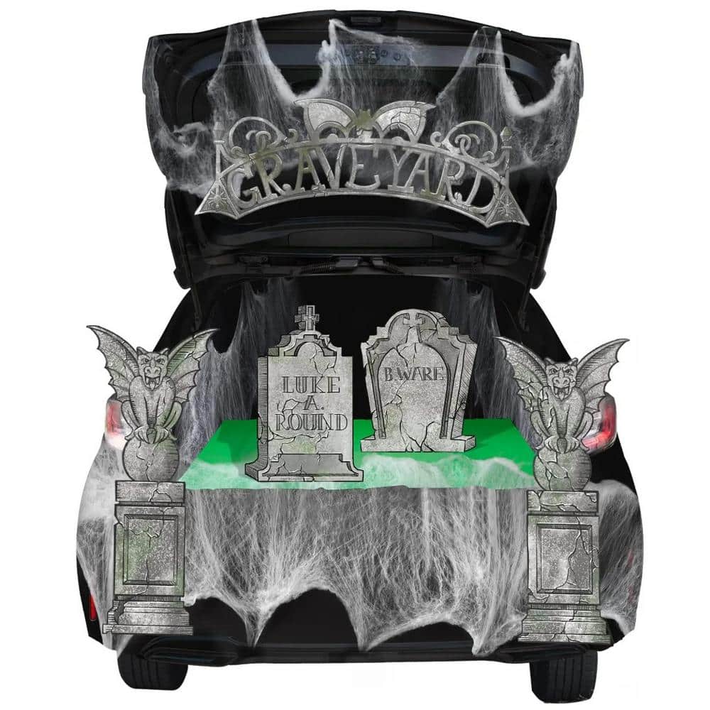 16.4 in Depth Halloween Tombstone Trunk or Treat Decoration - Hercitys
