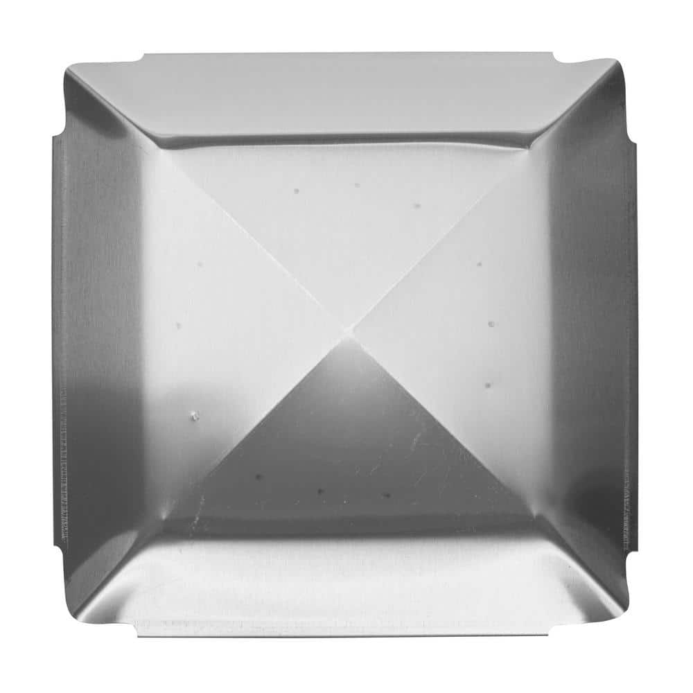 10 in. Round Slip-In Welded Leg Single Flue Chimney Cap in Stainless Steel - Hercitys