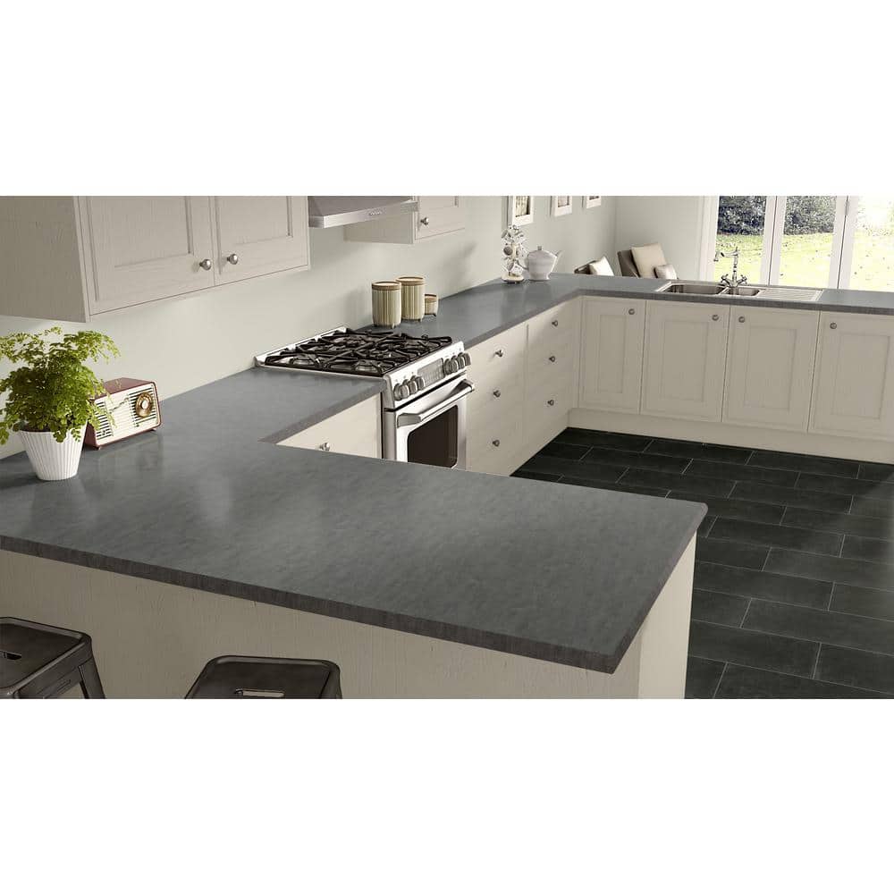 4 ft. x 8 ft. Laminate Sheet in Silver Alchemy with Premium Textured Gloss Finish - Hercitys