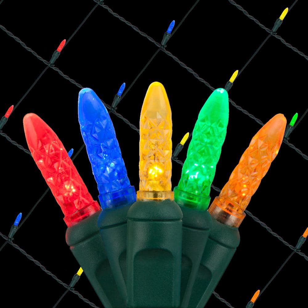48 in. x 72 in. 100-Light M5 LED Multi-Color Net Light Set - Hercitys