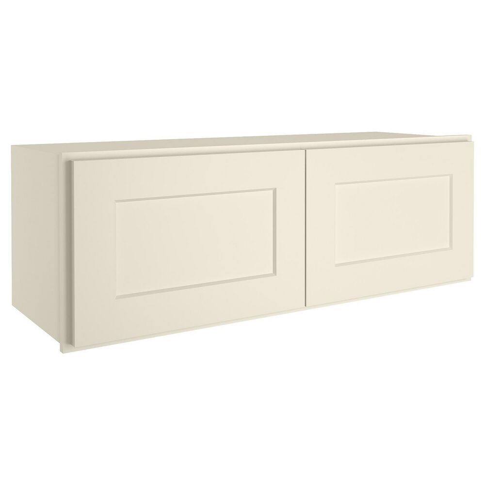 36-in W X 12-in D X 12-in H in Shaker Antique White Plywood Ready to Assemble Wall Cabinet Kitchen Cabinet - Hercitys