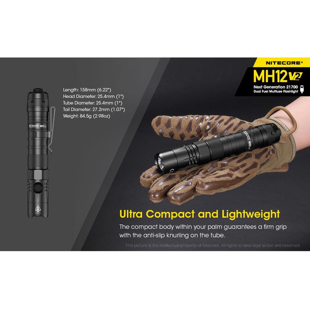 1200 Lumens LED Rechargeable Flashlight - Hercitys