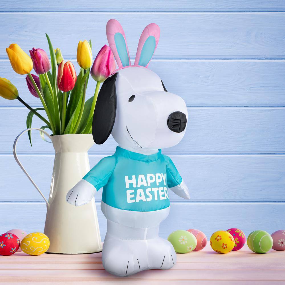 19 in. Inflatable Easter Snoopy - Hercitys