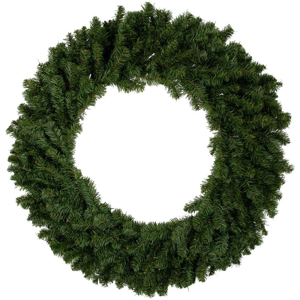 36-Inch, Unlit Canadian Pine Artificial Christmas Wreath - Hercitys