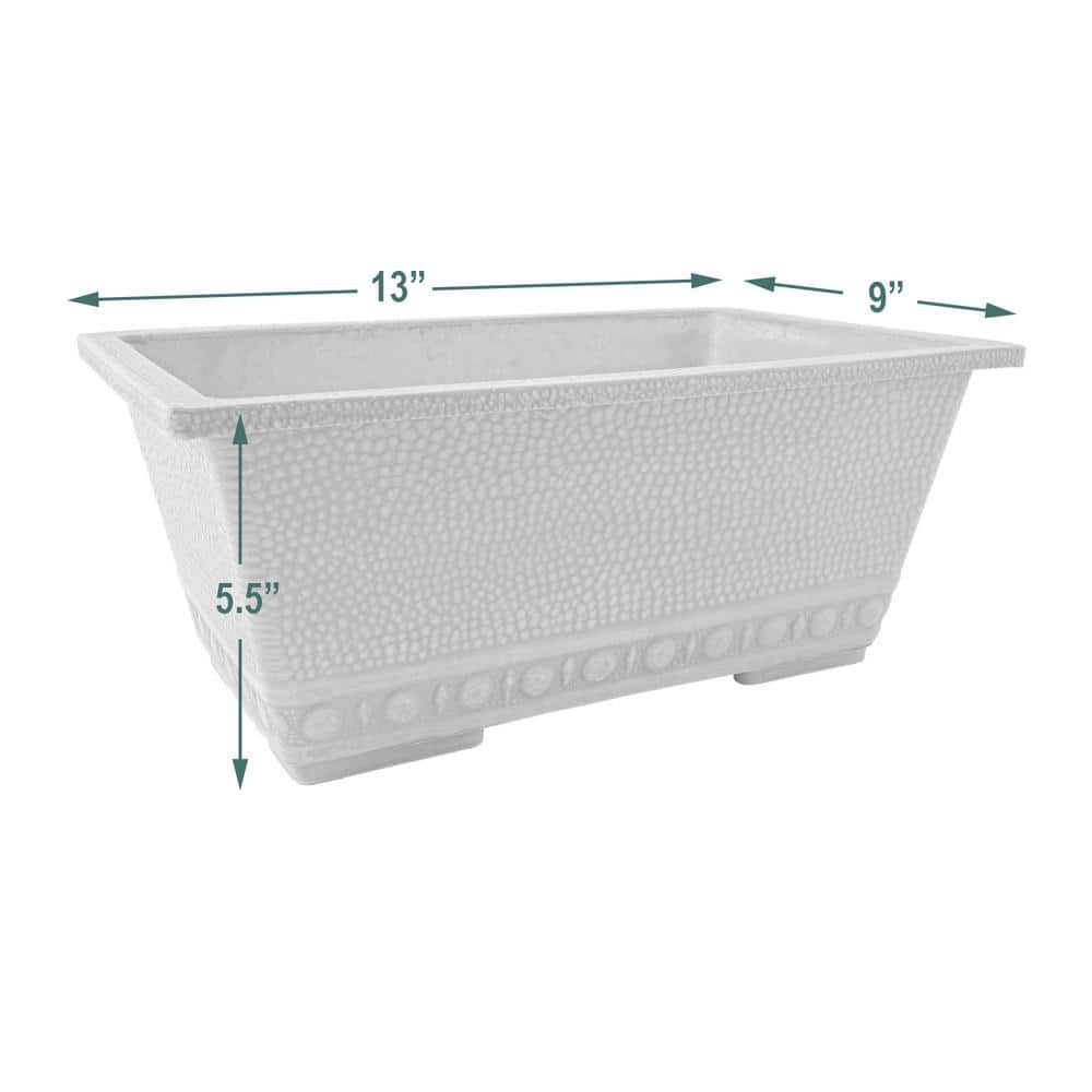 13 in. x 9 in. Chocolate Composite Window Box - Hercitys