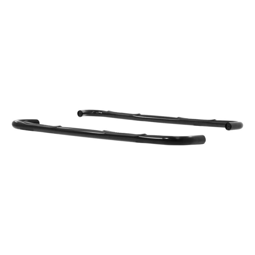 3-Inch Round Black Steel Nerf Bars, No-Drill, Select Toyota Tundra - Hercitys