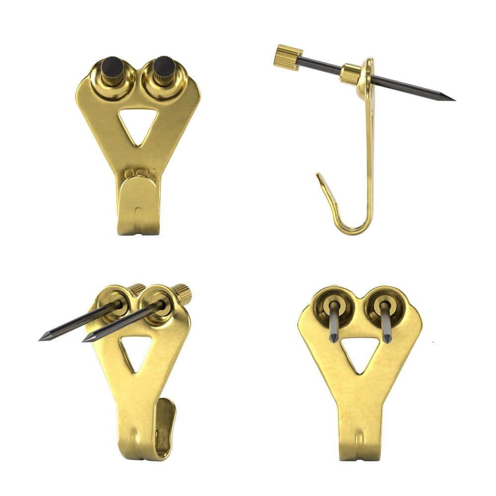 50 lb. Steel Professional Picture/Mirror Hanging Kit (20-Piece) - Hercitys