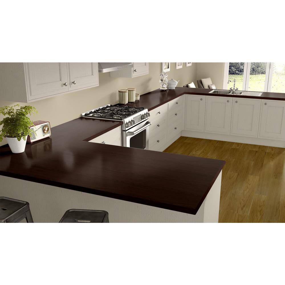 4 ft. x 8 ft. Laminate Sheet in Brighton Walnut with Premium Textured Gloss Finish - Hercitys