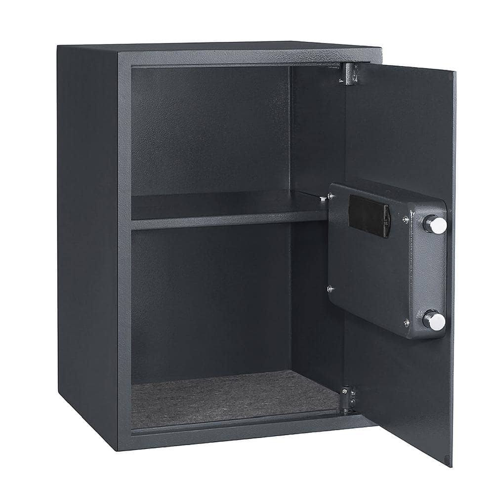 1.8 cu. ft. Digital Safe – Electronic Lockbox with Keypad, 2 Manual Override Keys and 3 Interior Shelves - Hercitys