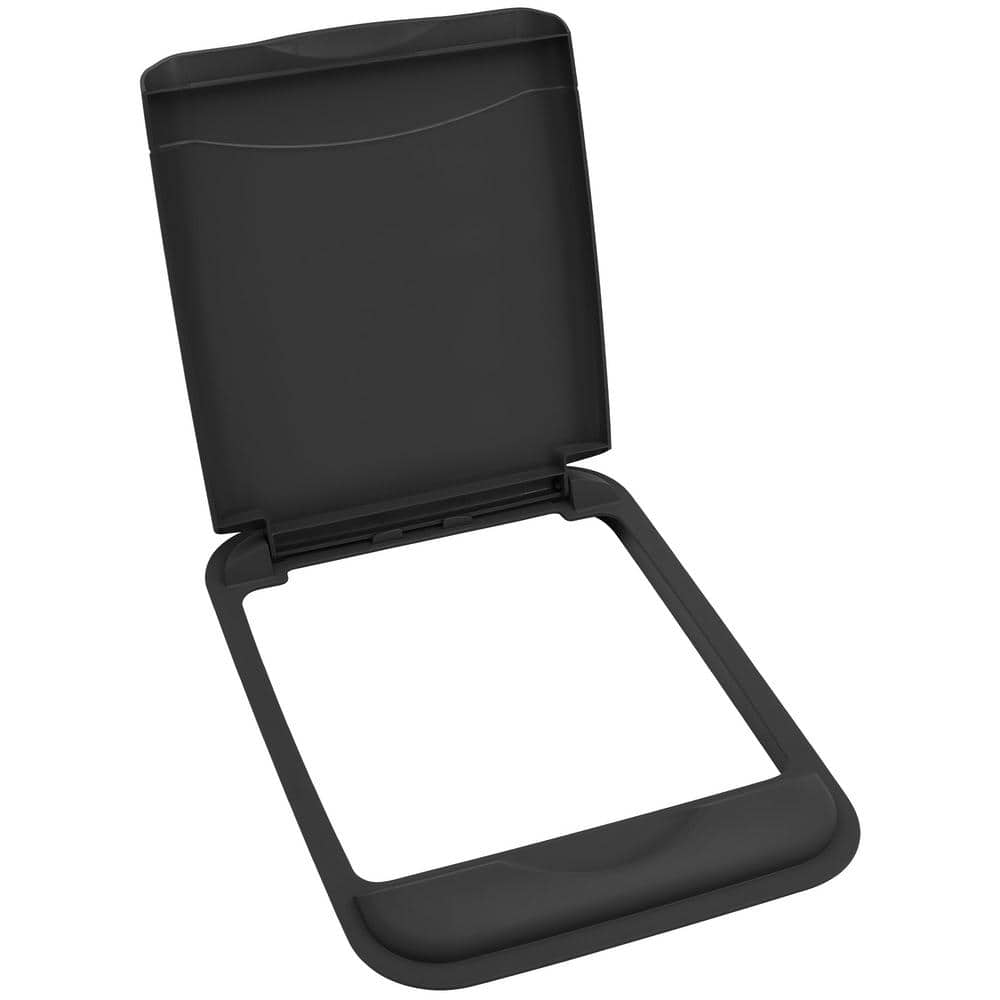 50 qt. Trash Can Replacement Lid, Black (Lid Only) - Hercitys