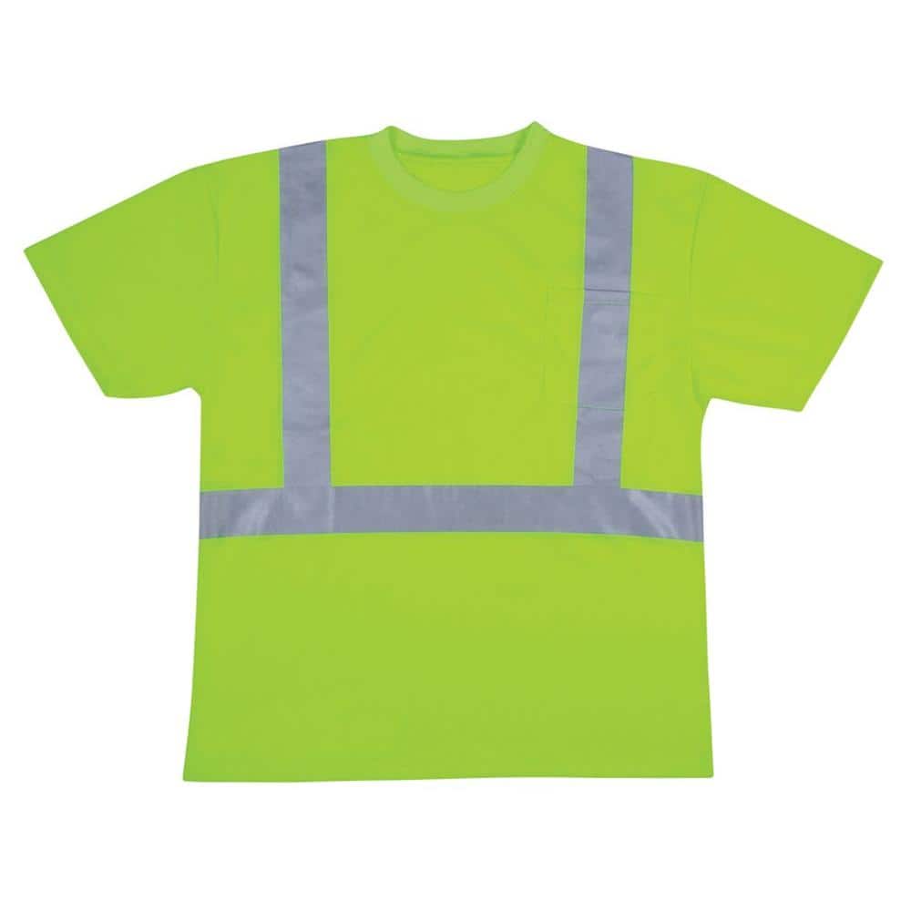 2X-Large High Visibility Class 2 Safety Vest T-Shirt - Hercitys