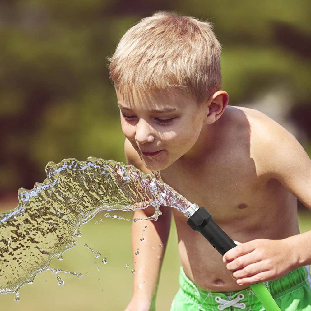 5/8in. x 10 ft. Water Hose with Swivel Grip, Heavy-Duty, Lightweight, Flexible Hose, 3/4 in. Solid Fittings - Hercitys