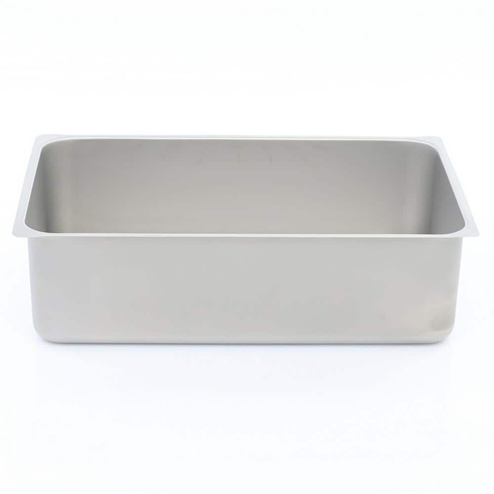 21 qt. Stainless Steel Oblong Spillage Pan-Chafing Dish Accessories - Hercitys