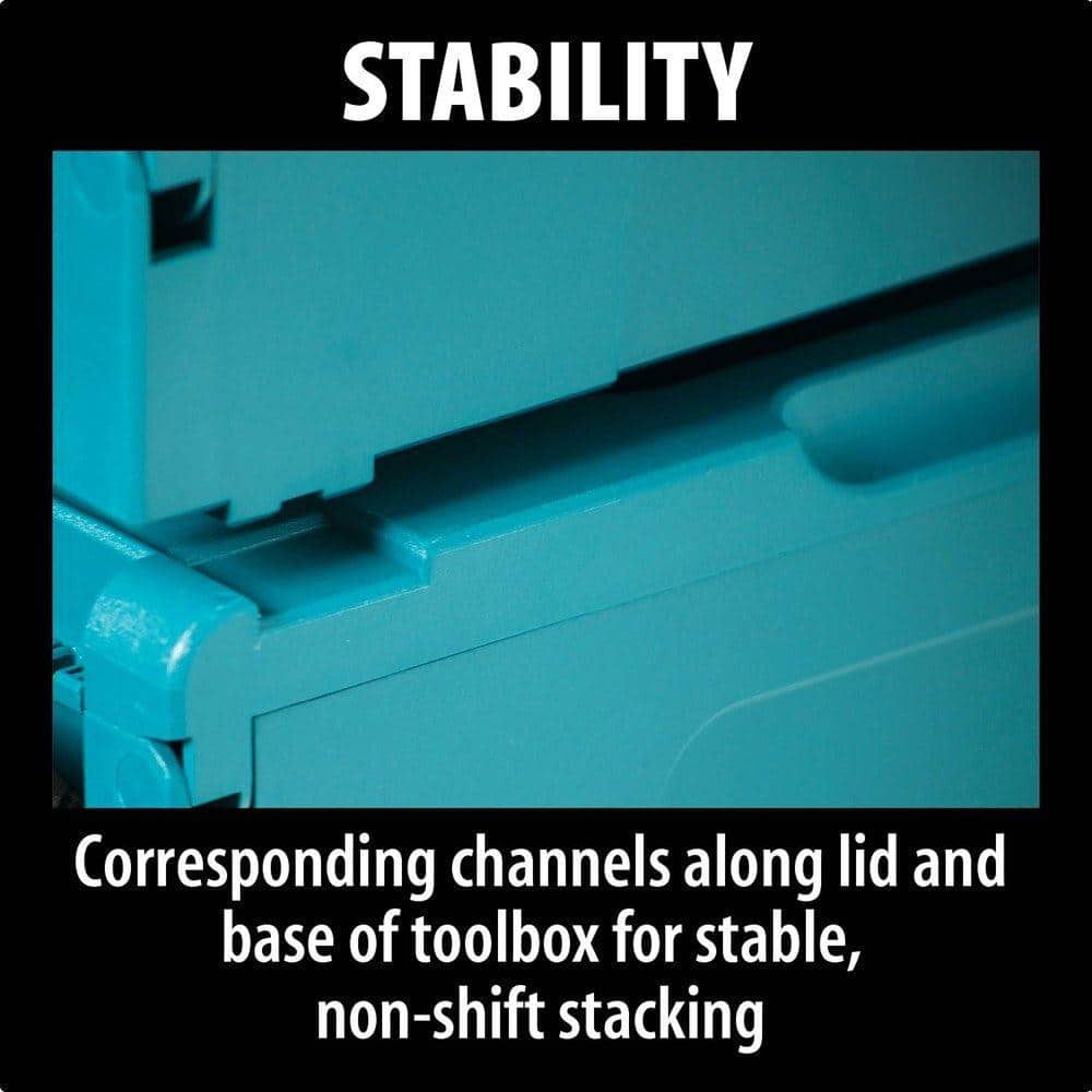 15.5 in. X-Large Interlocking Tool Box - Hercitys